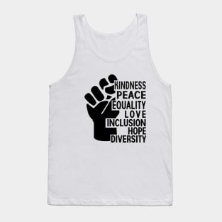 Peace Love Inclusion Equality Diversity Tank Top